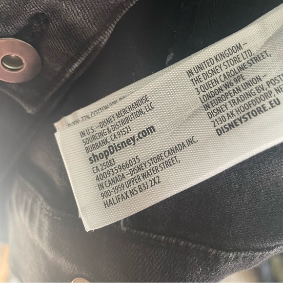 Disney Trucker Jacket Haunted Mansion Madame Leota Denim Jean Halloween size XS - Picture 8 of 9